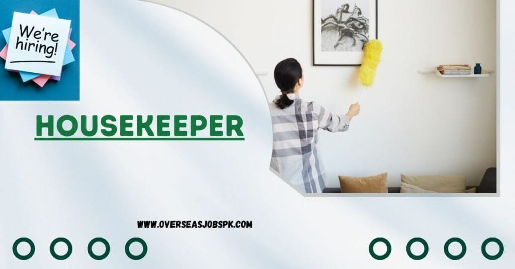 Housekeeper Required in Dubai on Urgent Basis