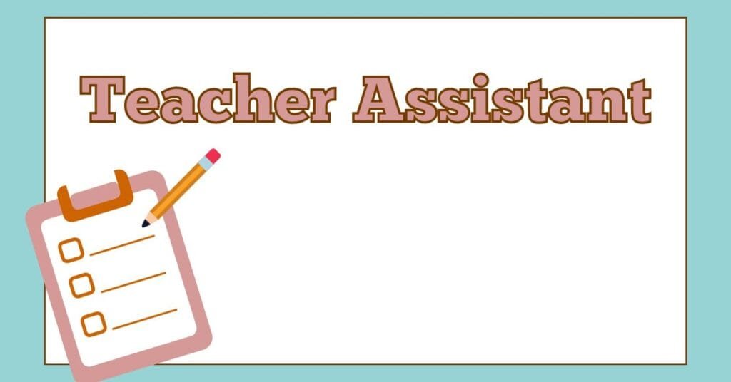 Teacher Assistant Required For School in Dubai