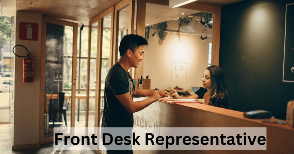 Front Desk Representative Required in Dubai